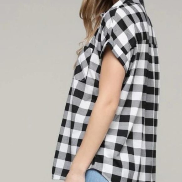 PLAID TUNIC SHIRT - Picture 2 of 4